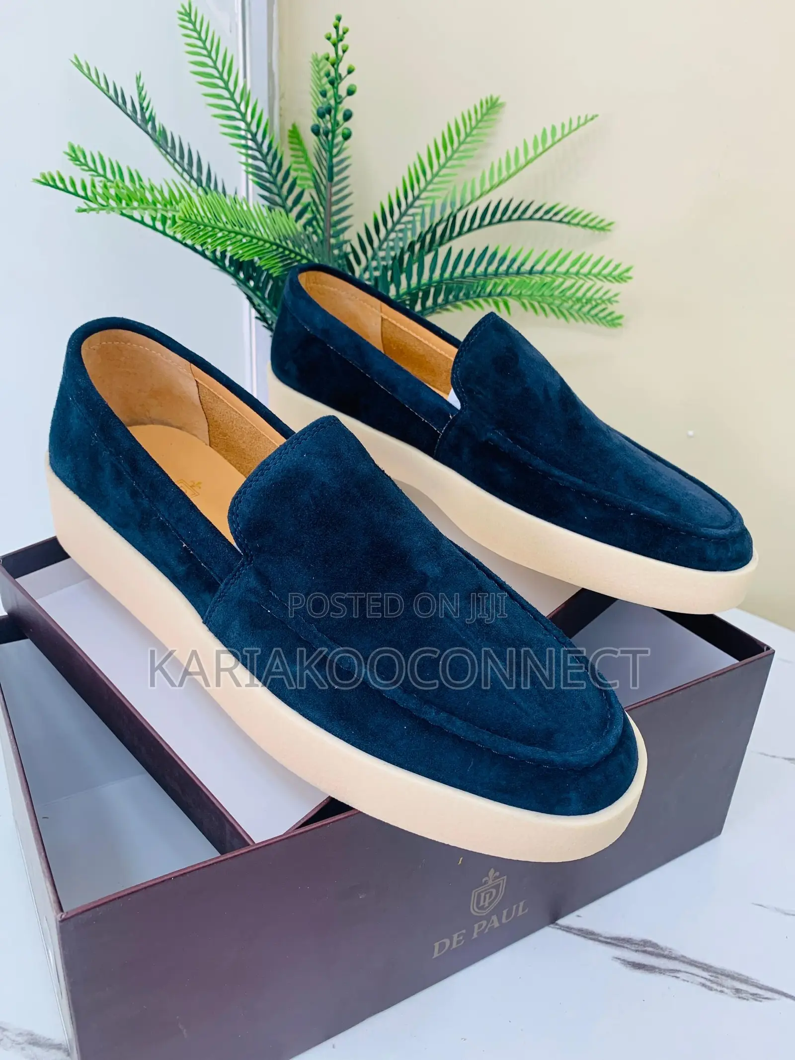 Suede Venetian Loafers