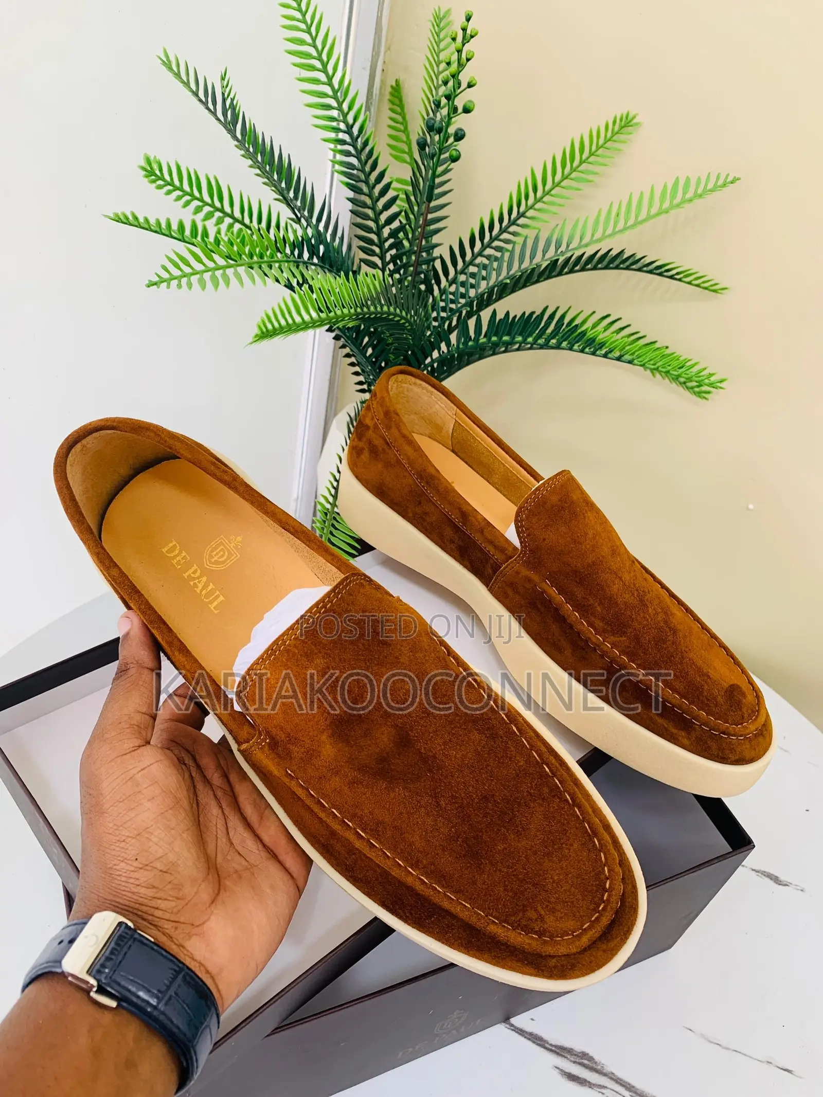 Suede Venetian Loafers
