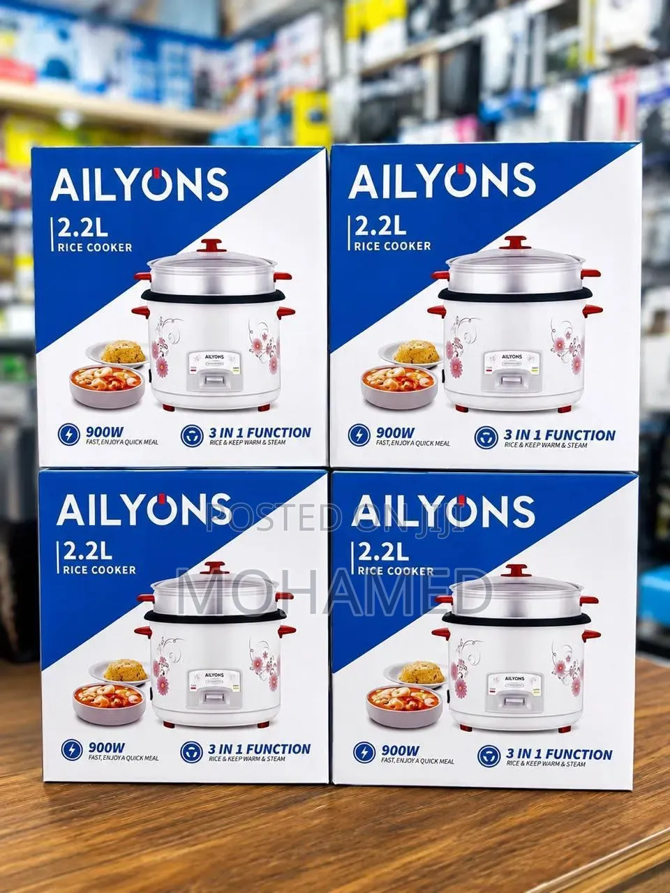 🔥 Ailyons Rice Cooker 2.2l