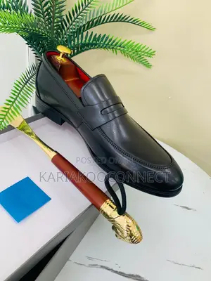 Classic Leather Loafers- Black & Coffee