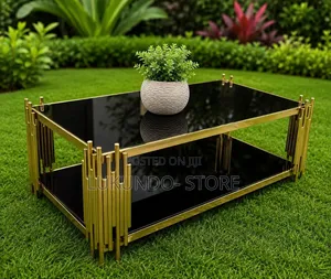 Black and Gold Cofee Table