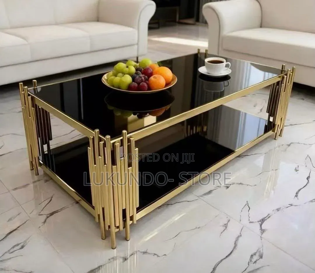 Black and Gold Cofee Table