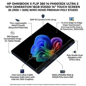 New Laptop HP OmniBook X Flip 14" 16GB Intel Core Ultra 5 SSD 512GB