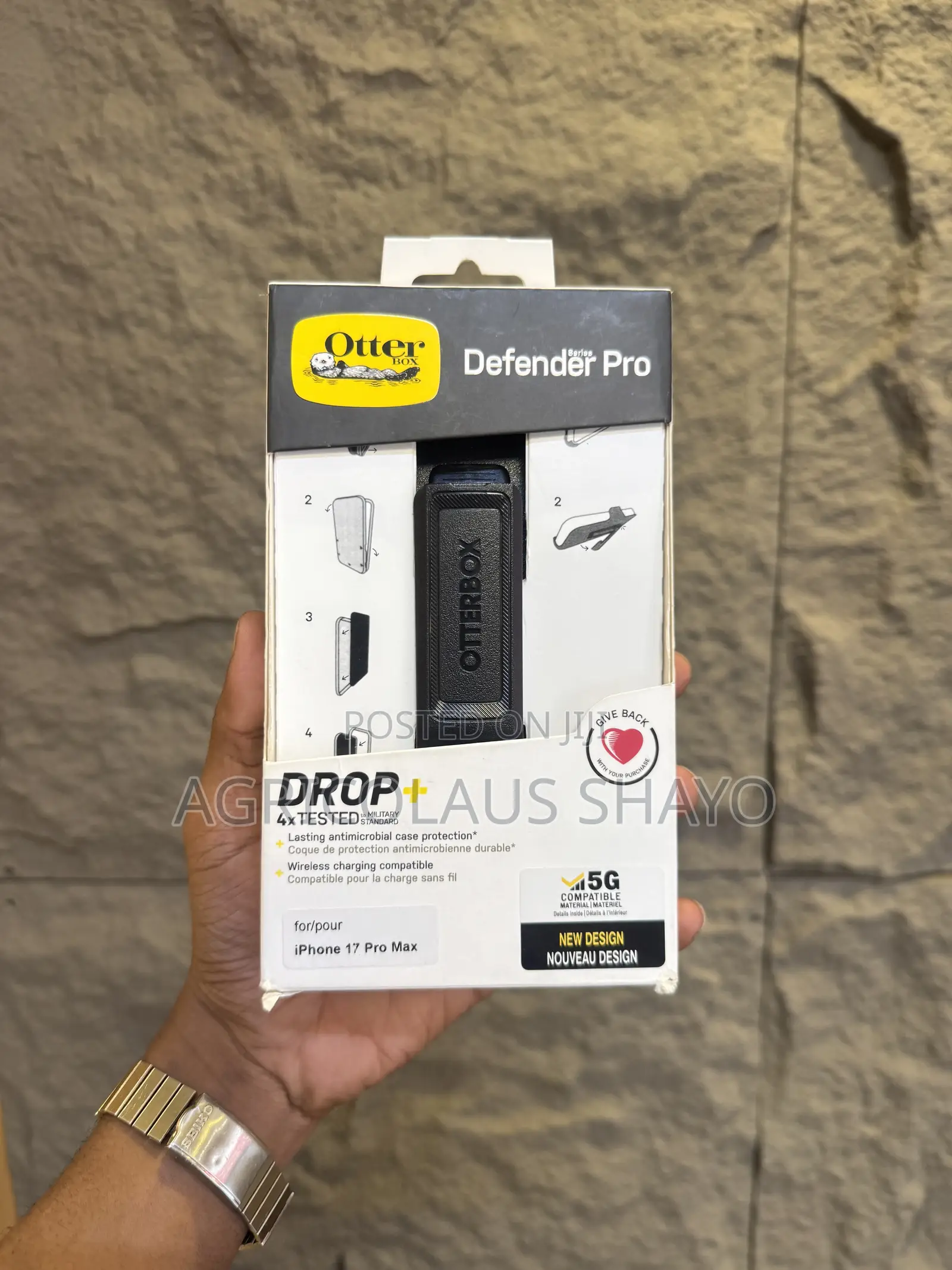 Original OtterBox Defender Pro Heavy Duty Case for iPhone 17 Pro Max