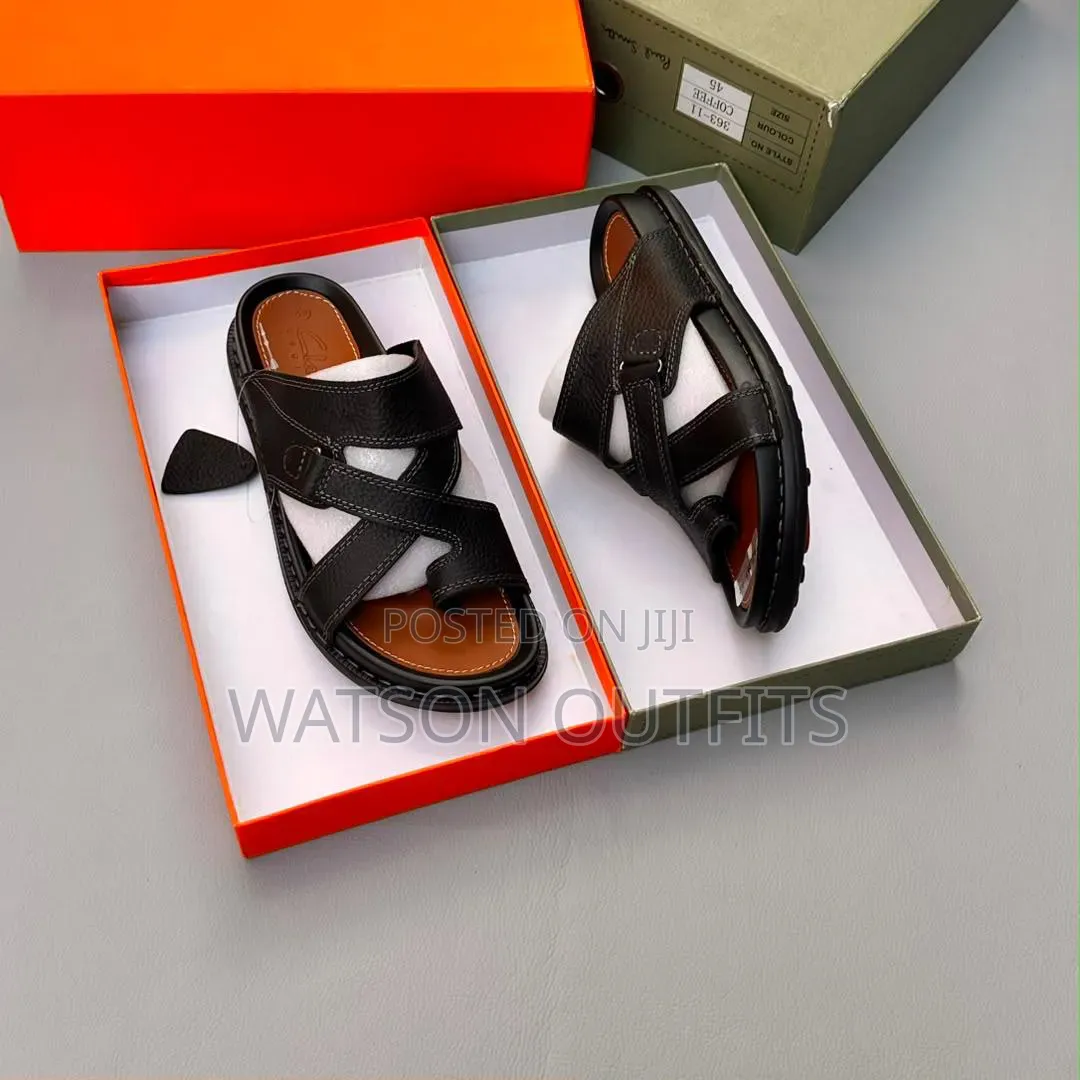 2 Colours 2 Designs Clarks Brand Men's Leather Sandals