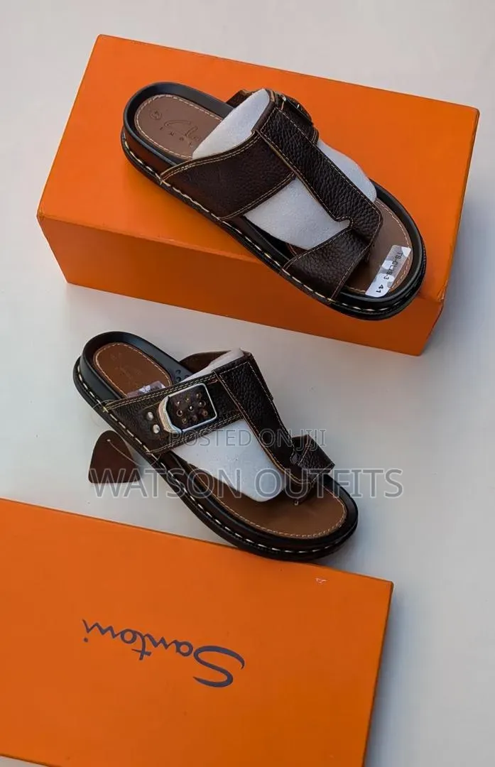 2 Colours 2 Designs Clarks Brand Men's Leather Sandals