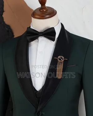 2 Colours Red and Green Mario Casas Brand Men's Best Quality Suits