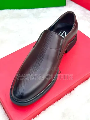 Men's Leather Shoes 2 Colours Clarks Brand Black and Coffee or Brown
