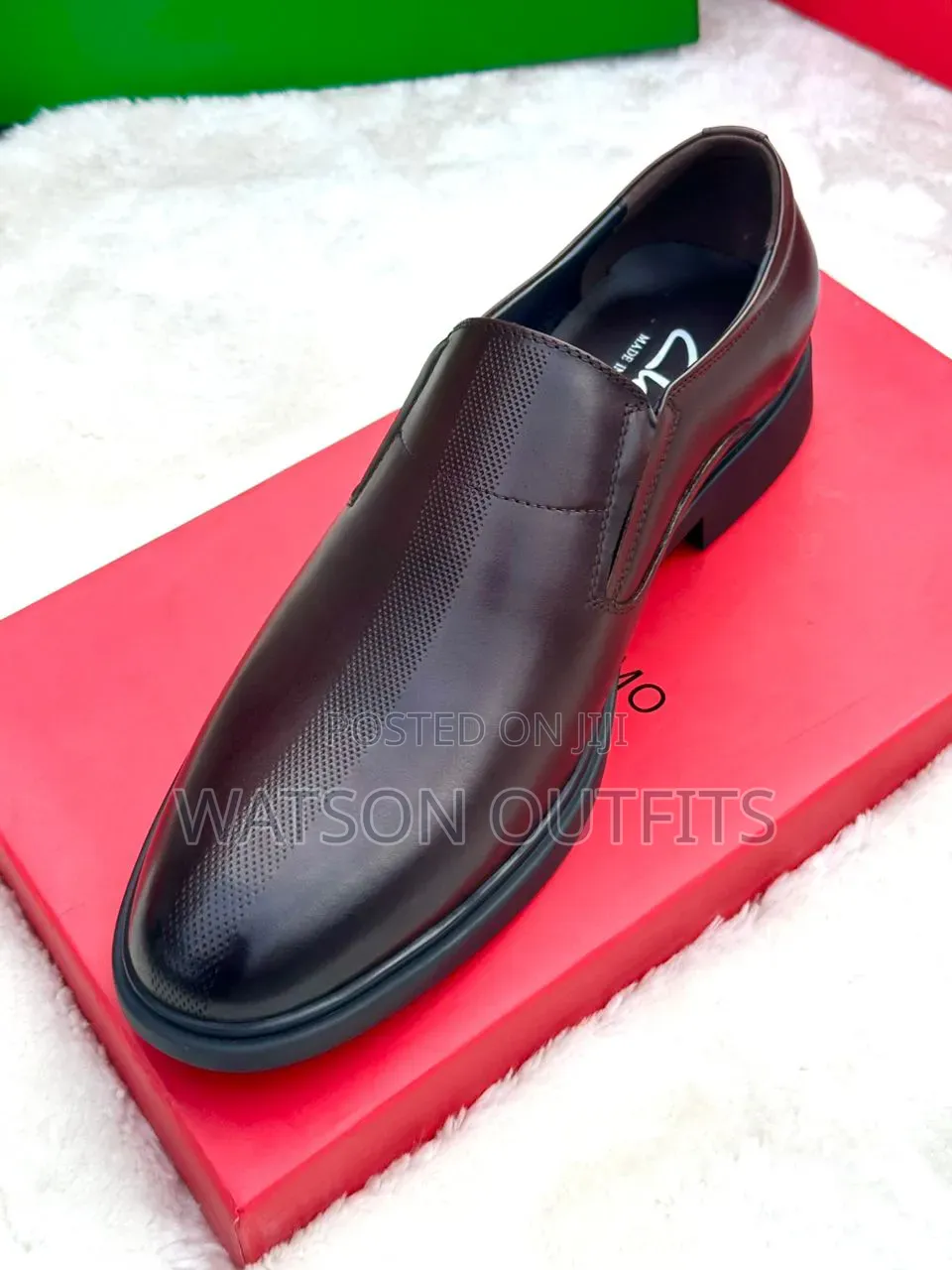 Men's Leather Shoes 2 Colours Clarks Brand Black and Coffee or Brown