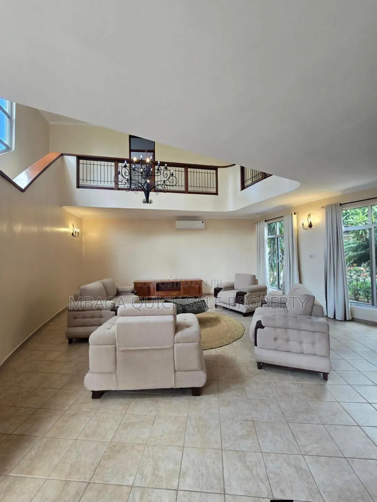 Furnished 4bdrm Villa in Mikocheni for rent