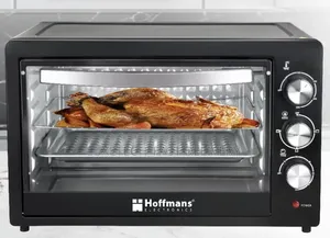 Hoffmans 55L Electric Oven With 2 Hot Plates – Bake, Roasting, Grills