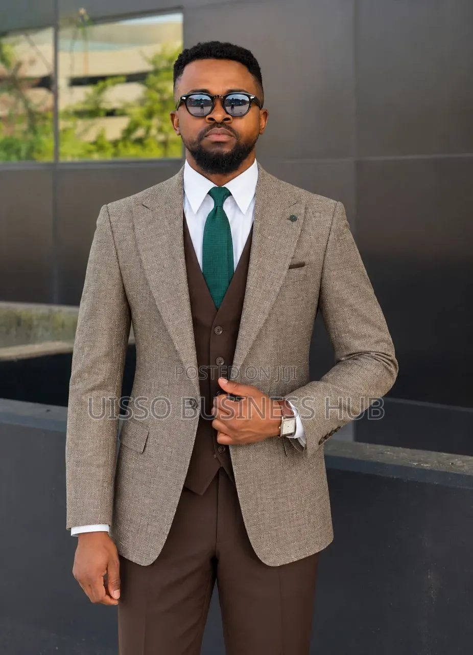 Brown to Gray Suit