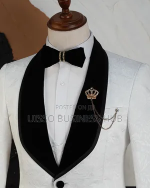 Black and White Suit