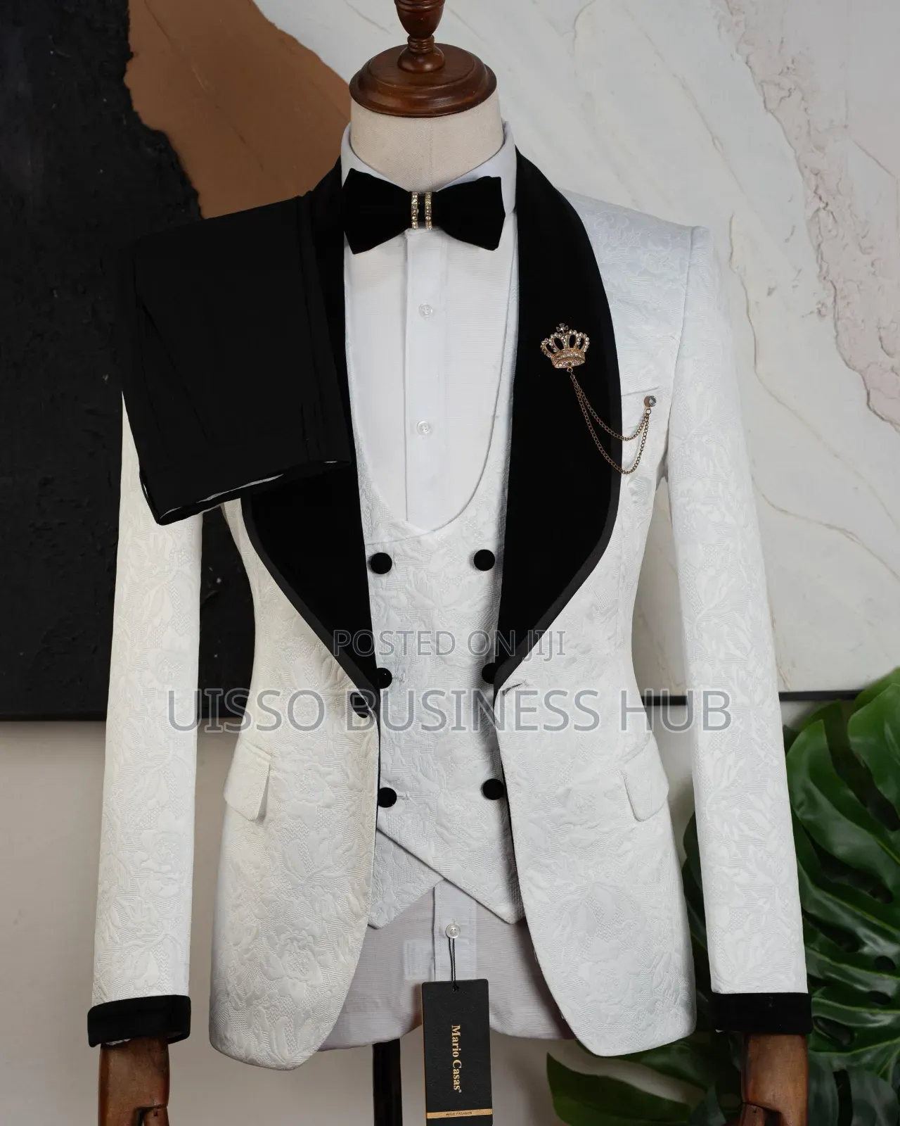 Black and White Suit