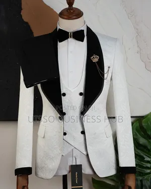 Black and White Suit