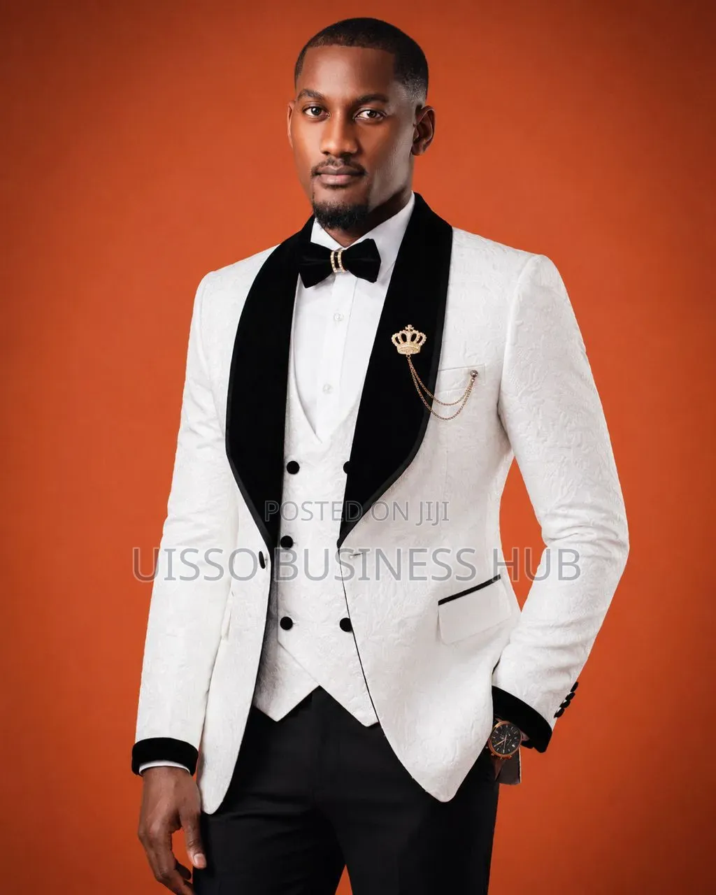 Black and White Suit