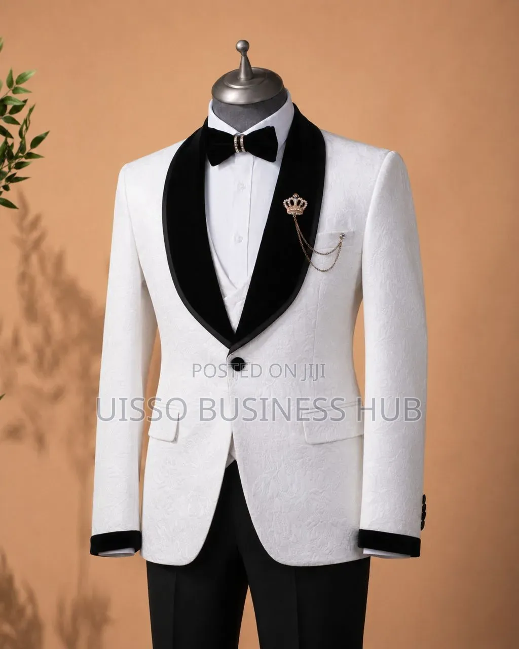 Black and White Suit