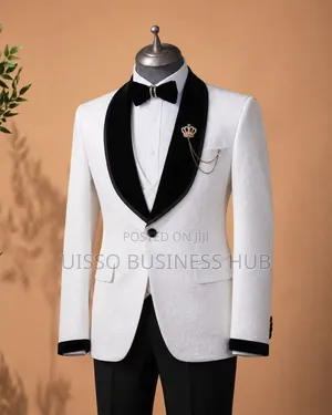 Black and White Suit