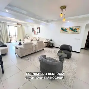Furnished 4bdrm Apartment in Mikocheni for rent