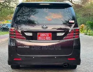 Toyota Vellfire 2010 Maroon