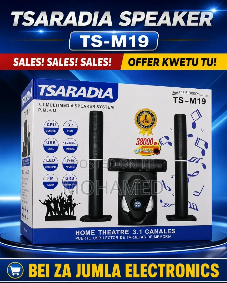 🔊 Tsaradia Subwoofer Ts-M19