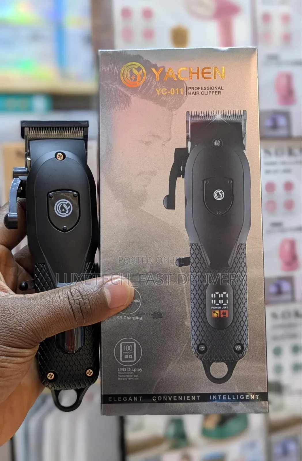 Yachen YC-011 Cordless Rechargeable Hair Clipper – For Home Use
