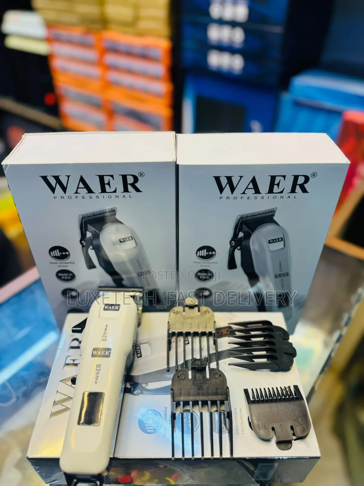 WAER WA-809A Professional Cordless Hair Clipper Trimmer – Rechargeable