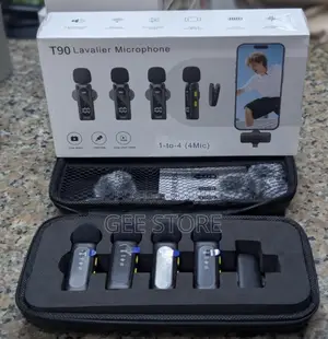 T90 4-in-1 Wireless Lavalier Microphone System