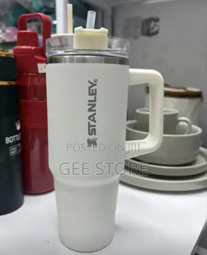 White Stanley Quencher ProTour Flip Straw Tumbler