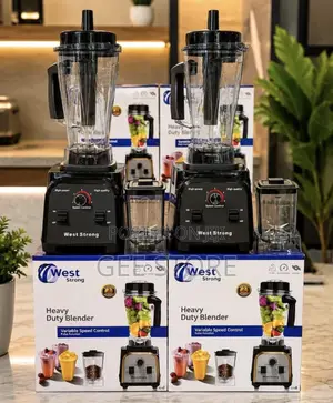 West Strong Heavy Duty Blender, a 2-in-1 Commercial-Grade Kitchen
