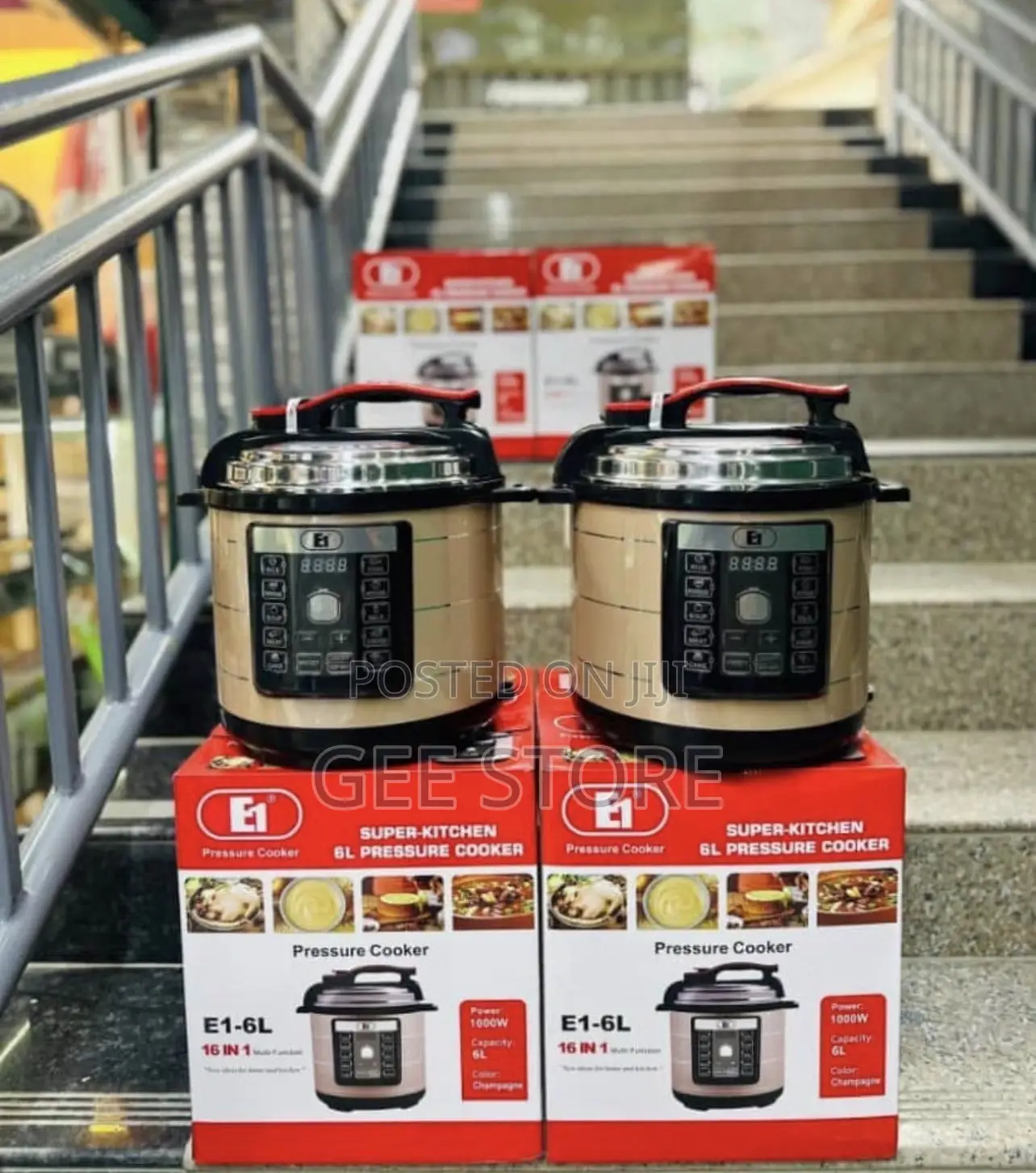 E1 Pressure Cooker 6L Gold