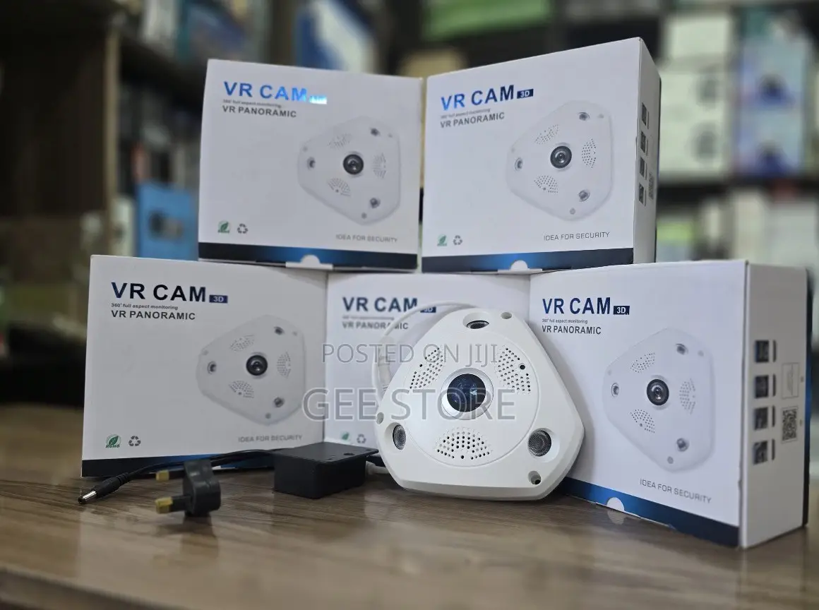 VR Cam 360-Degree Panoramic Fisheye WiFi Security Camera