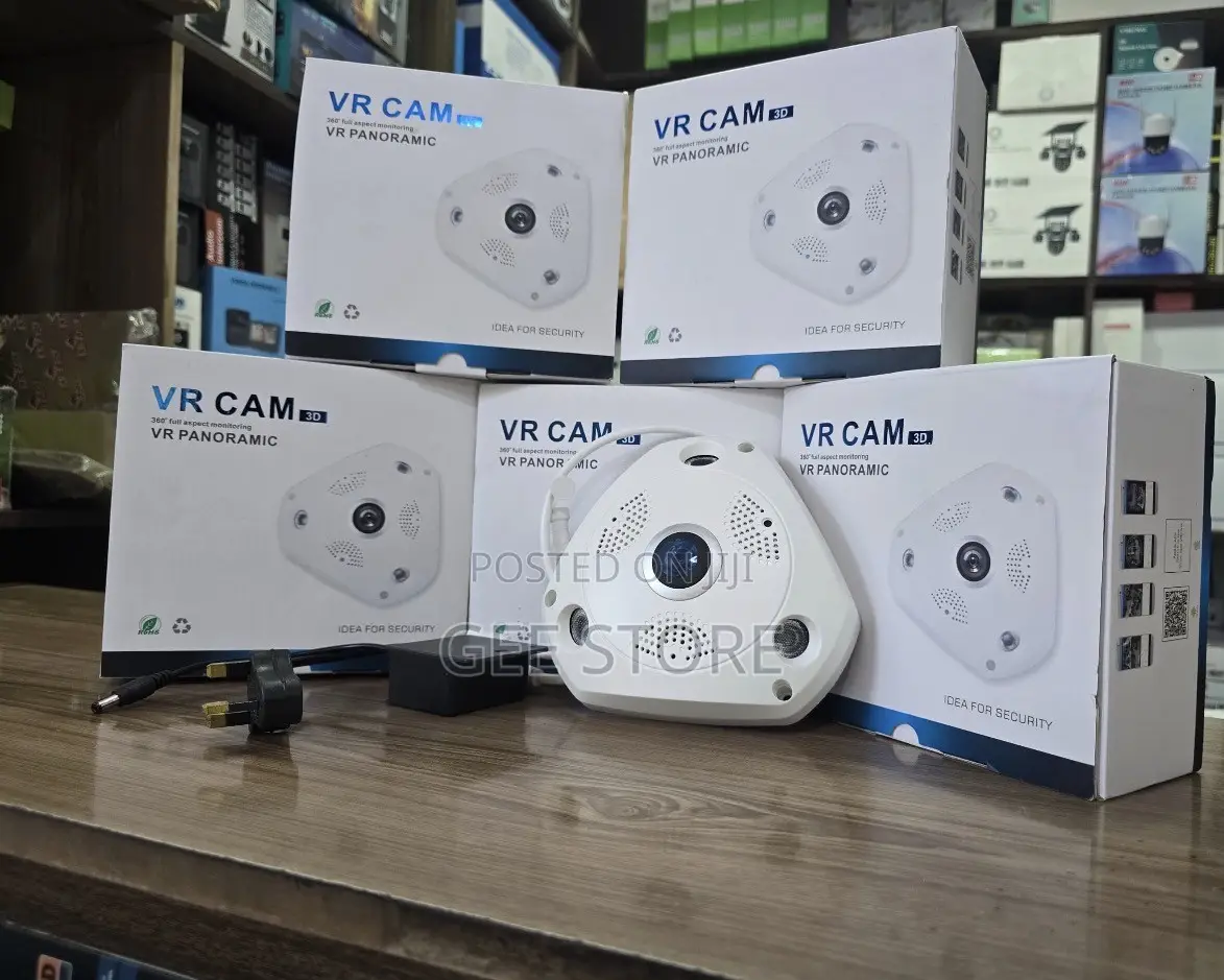 VR Cam 360-Degree Panoramic Fisheye WiFi Security Camera