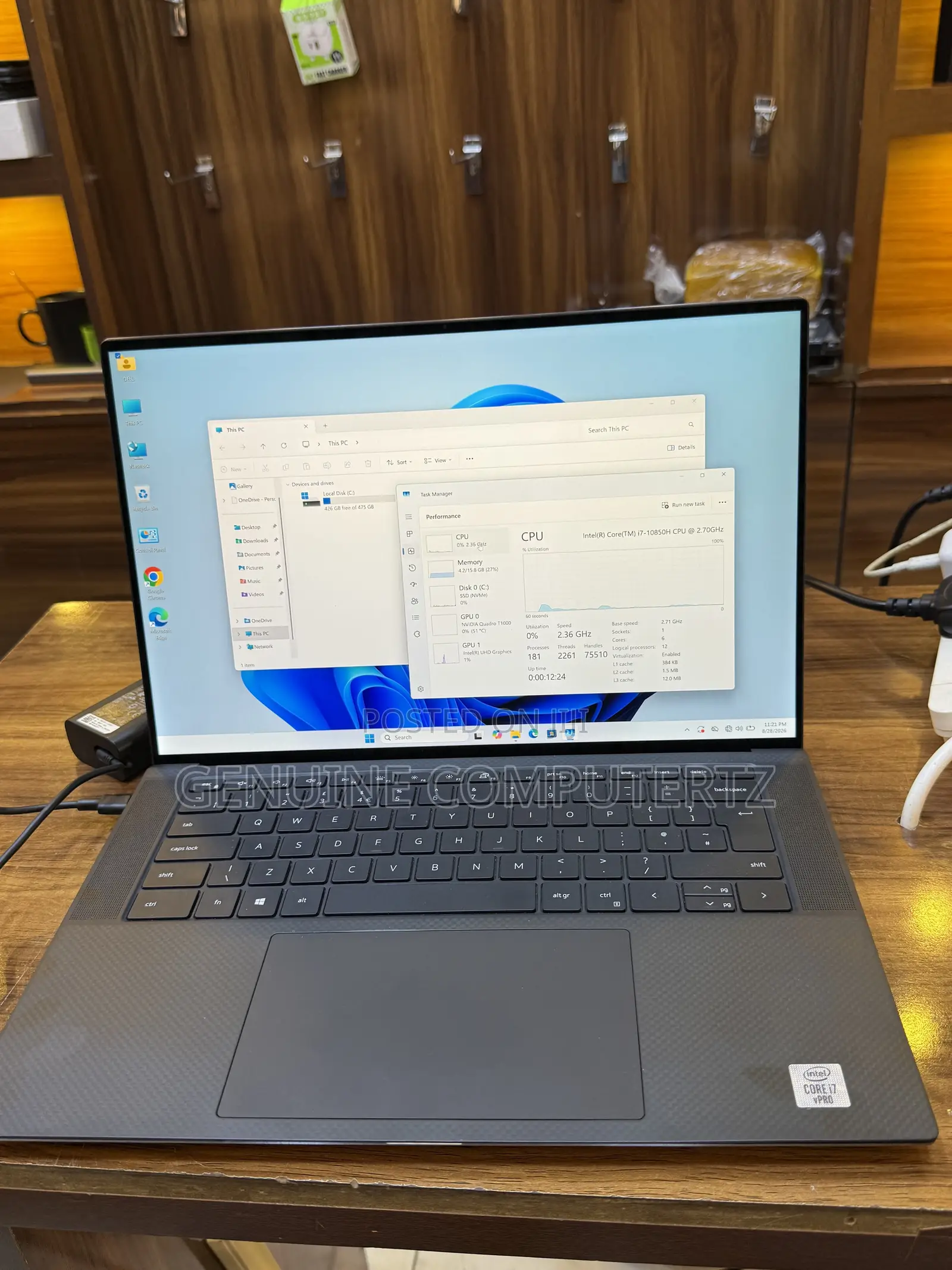 Laptop Dell Precision 5550 16GB Intel Core i7 SSD 512GB
