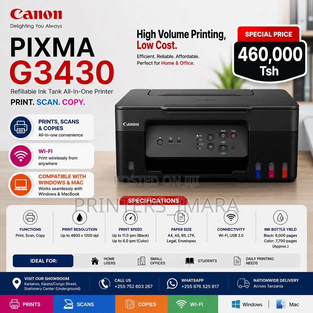 🖨 Canon Pixma G3430 — Print More, Spend Less! 🔥