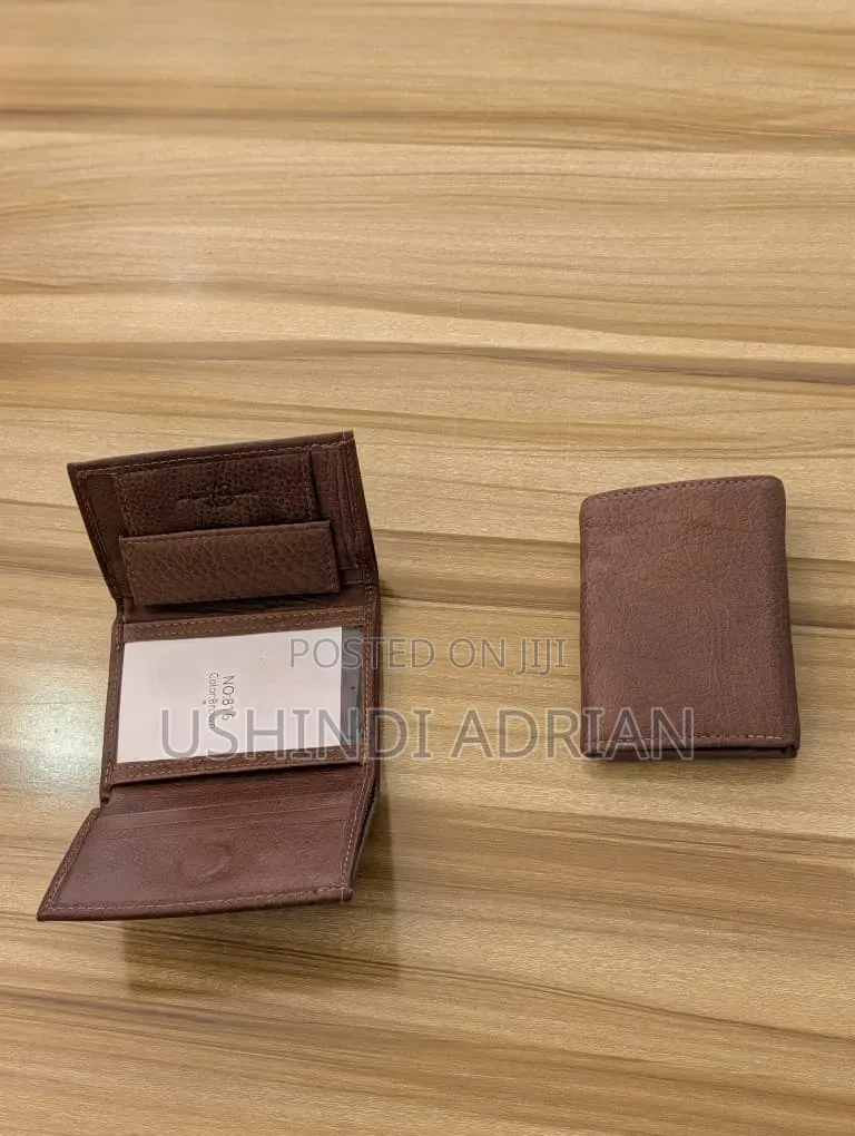 GENUINE LEATHER WALLET👝Genuine Leather Muonekano Wa Kifahari & Classy