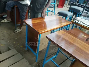 Wooden Table (Metal Legs)
