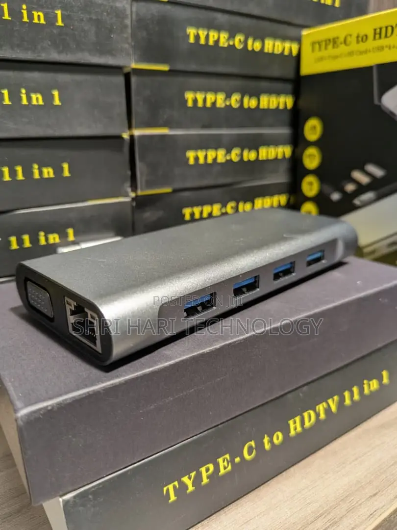 Type-C to HDTV 11-in-1 Hub
Connect More. Work Smarter.