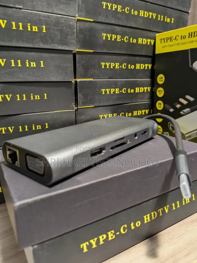 Type-C to HDTV 11-in-1 Hub
Connect More. Work Smarter.