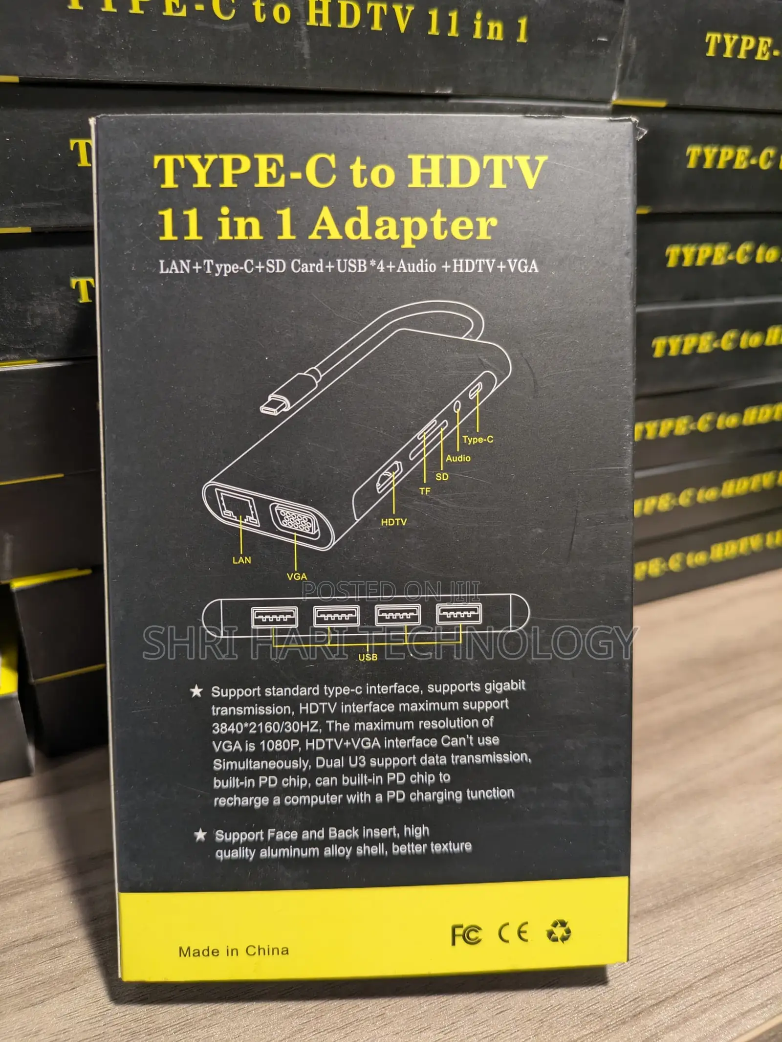 Type-C to HDTV 11-in-1 Hub
Connect More. Work Smarter.