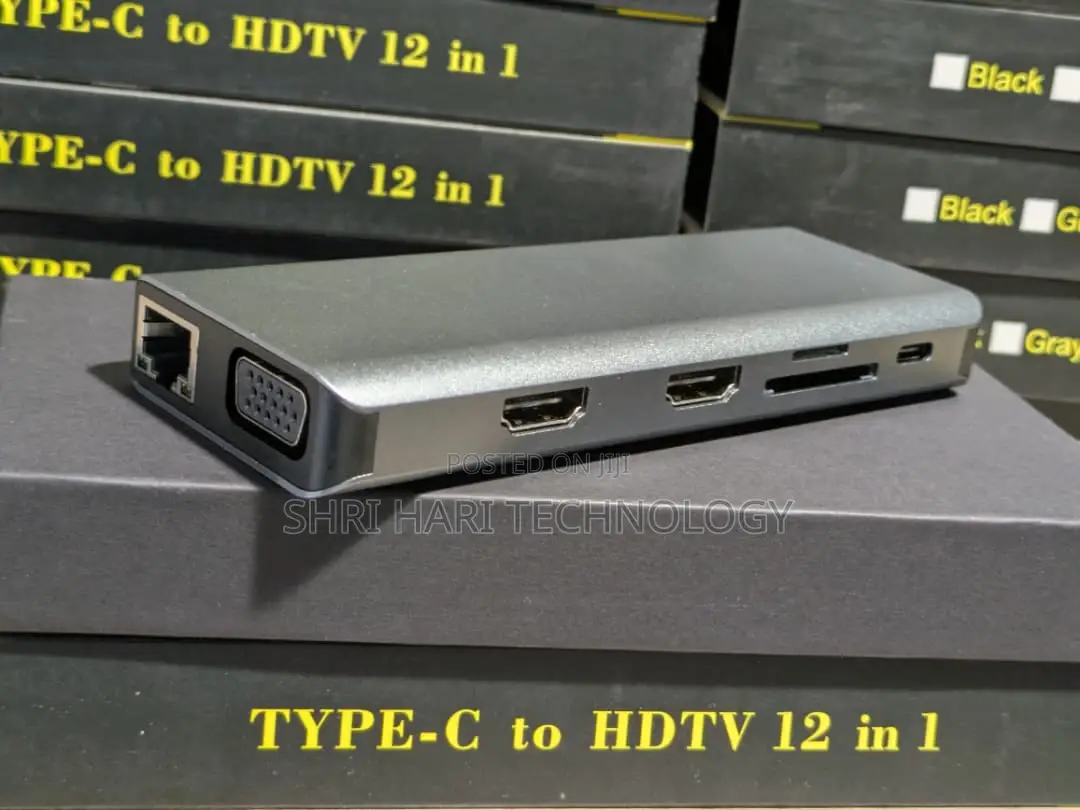Type-C to HDTV 12-in-1 Hub