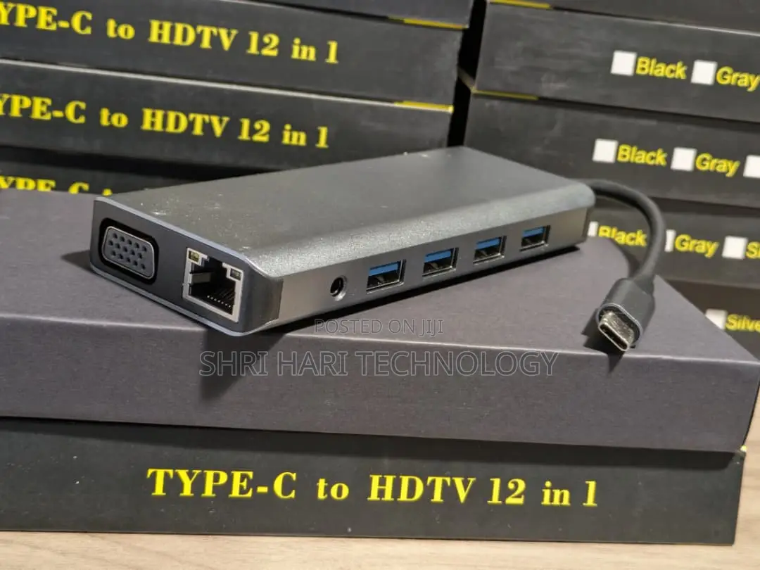 Type-C to HDTV 12-in-1 Hub