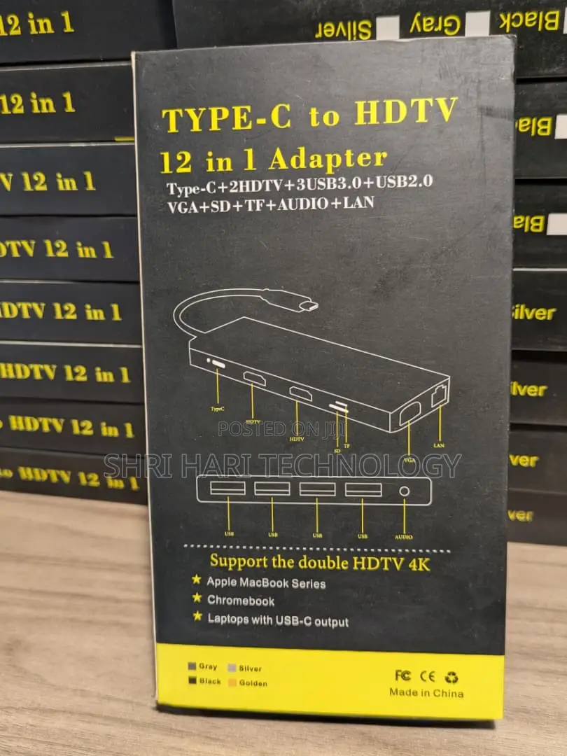 Type-C to HDTV 12-in-1 Hub