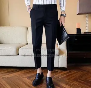 Men’s Classic Slim Fit Smart Trousers