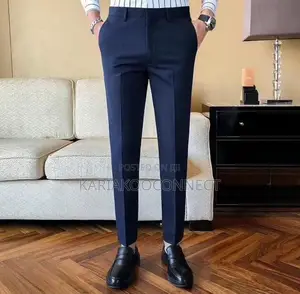 Men’s Classic Slim Fit Smart Trousers