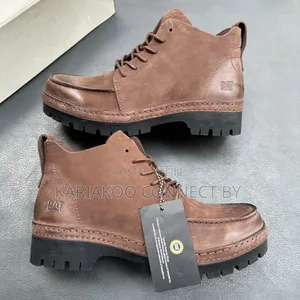 Men’s CAT Premium Genuine Leather Ankle Boots🔥🥾
