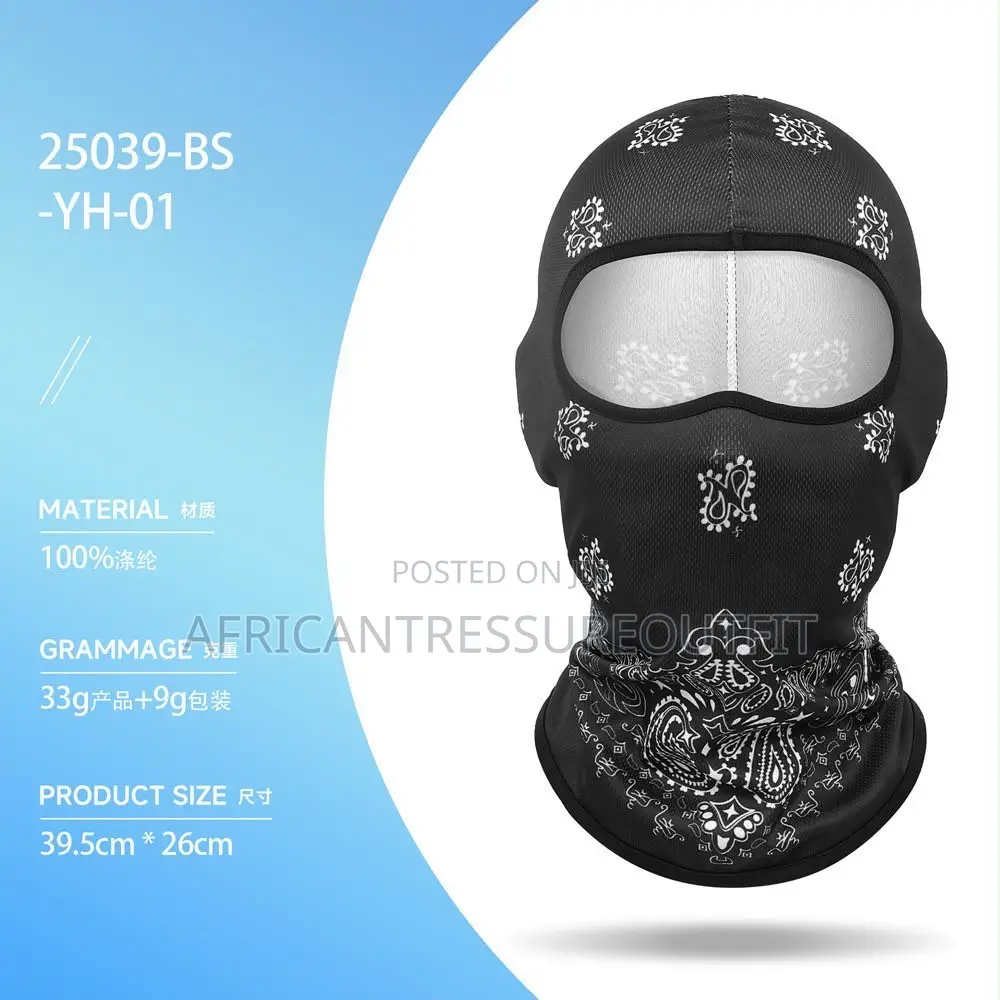 Party Mask Full Face Printed Balaclava Masks Available