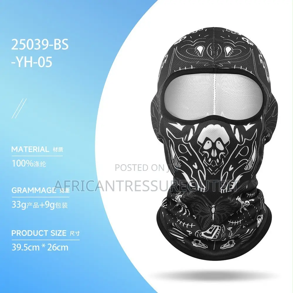 Party Mask Full Face Printed Balaclava Masks Available