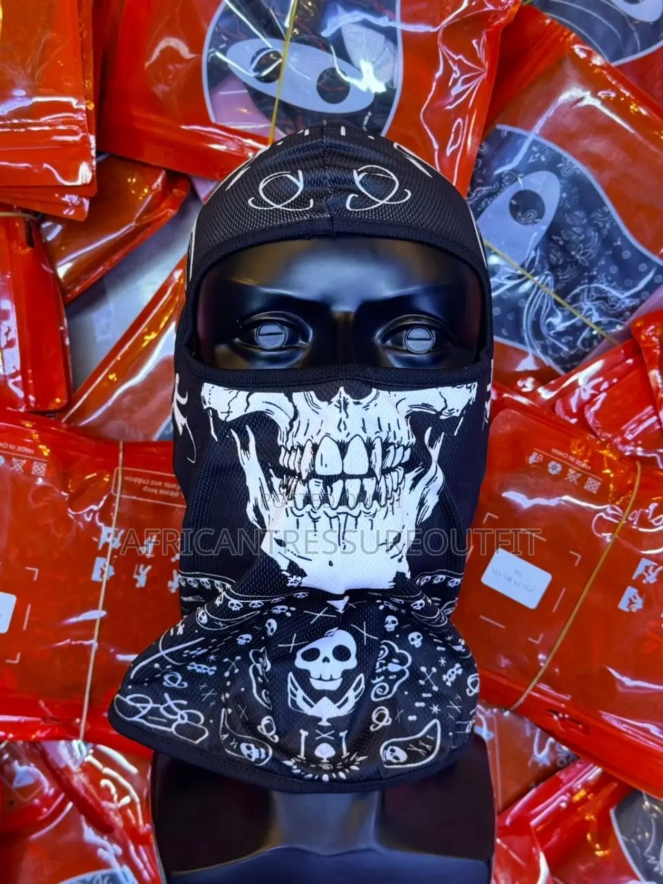 Party Mask Full Face Printed Balaclava Masks Available