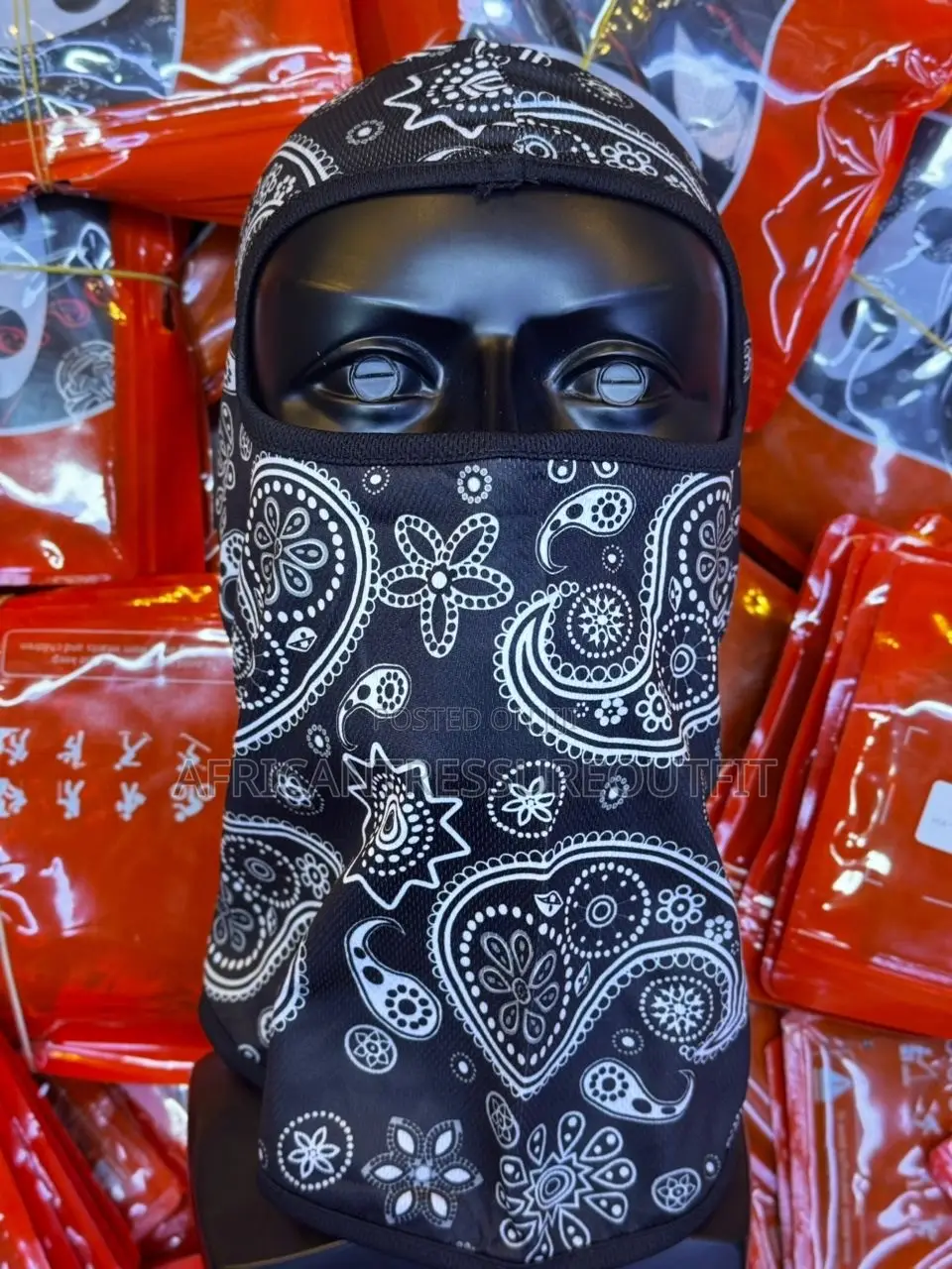 Party Mask Full Face Printed Balaclava Masks Available
